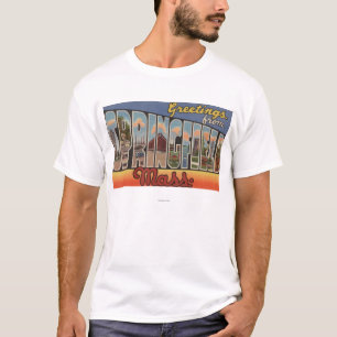 Springfield, Massachusetts - Large Letter T-Shirt
