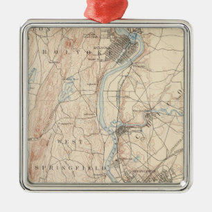 Springfield, Massachusetts Metal Tree Decoration