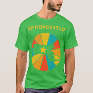 Springfield Massachusetts Vintage Distressed Souve T-Shirt