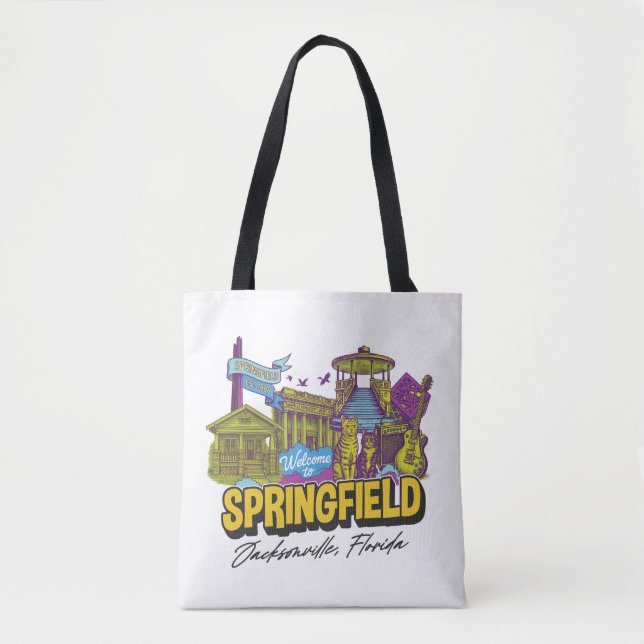 Springfield Neighbourhood Tote Bag (Front)