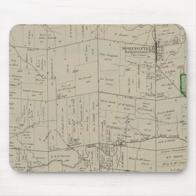 Springfield, Ohio Mouse Mat (Front)