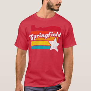 Springfield Oregon Vintage Distressed Souvenir 2 T-Shirt