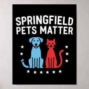 Springfield Pets - Show Your Love For Pets Sticker Poster