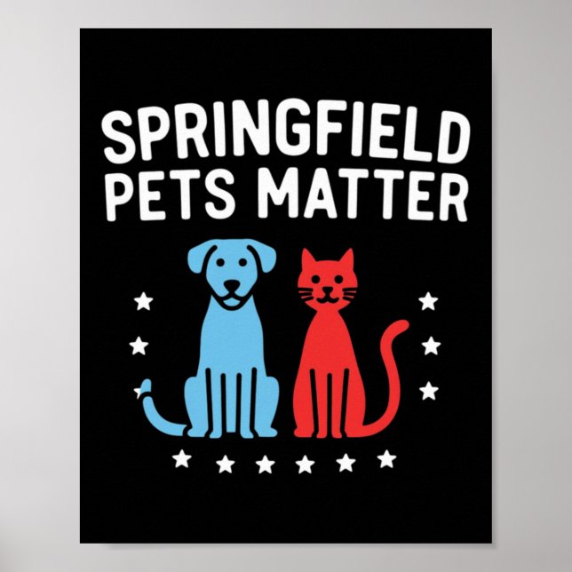 Springfield Pets - Show Your Love For Pets Sticker Poster (Front)