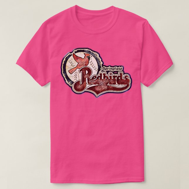 Springfield Redbirds Baseball T-Shirt (Design Front)