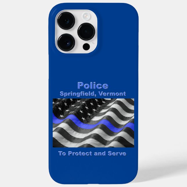 Springfield, Vermont. Police Case-Mate iPhone Case (Back)