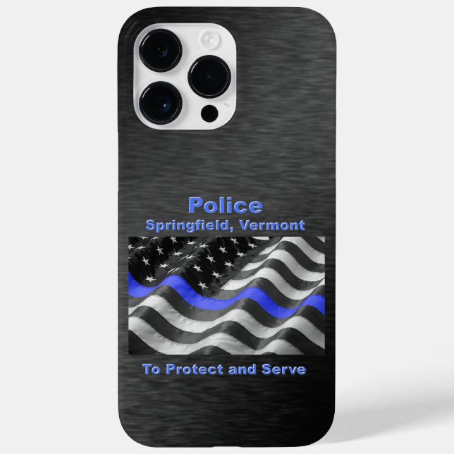 Springfield, Vermont. Police Case-Mate iPhone Case (Back)