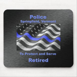 Springfield, Vermont. Police Mouse Mat