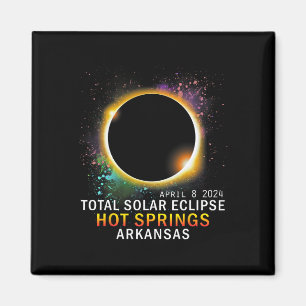 Springs Arkansas Total Solar Eclipse April 8 2024 Magnet