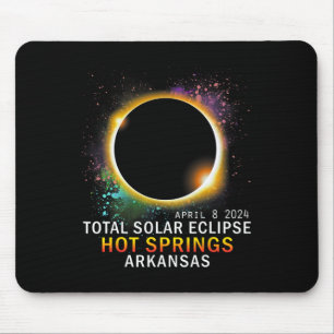 Springs Arkansas Total Solar Eclipse April 8 2024  Mouse Mat