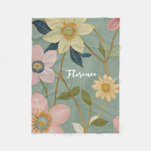 Spring's Gentle Awakening Personalised Fleece Blanket