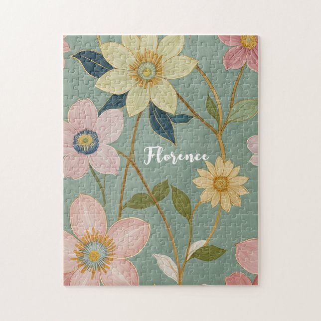 Spring's Gentle Awakening Personalised Jigsaw Puzzle (Vertical)
