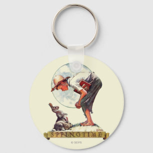 Springtime, 1935 boy with bunny key ring
