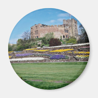 Springtime at Tamworth Castle  flowers Magnet