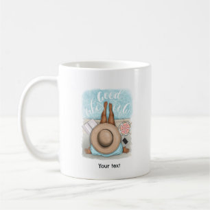 Springtime Bicycle Girl Coffee Mug