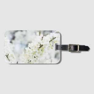 Springtime blooming luggage tag
