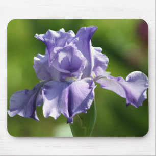 "Springtime Blues" Iris Photography Mouse Mat