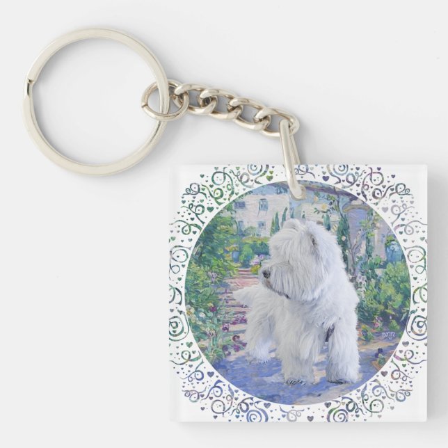 Springtime Bower Key Ring (Front)
