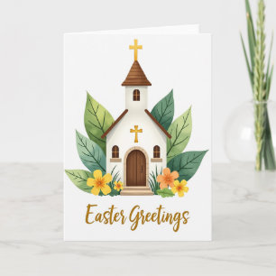 Springtime Building Card