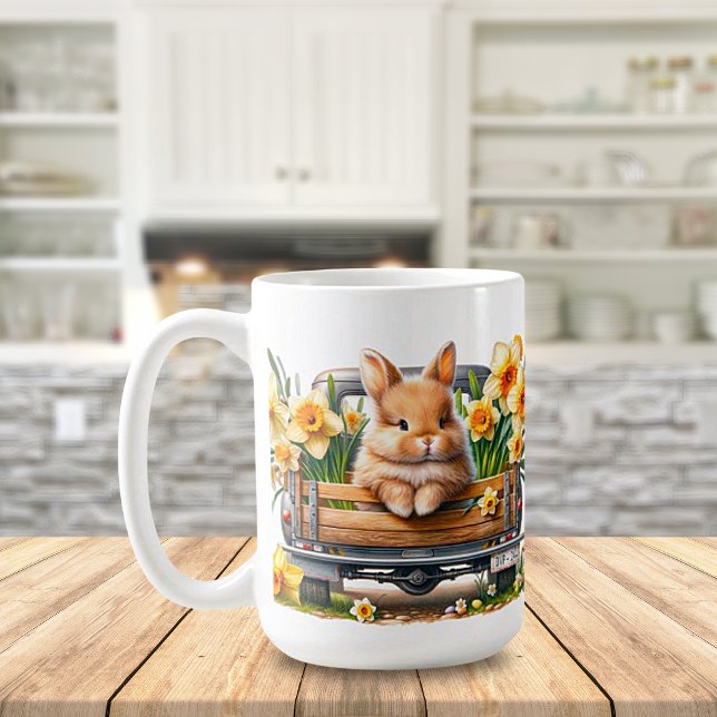 'Springtime Bunnies' Ceramic Mug (Creator Uploaded)