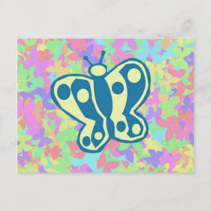 Springtime Butterflies Postcard