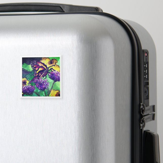 Springtime Butterfly Refrigerator Magnet (In Situ (Luggage))