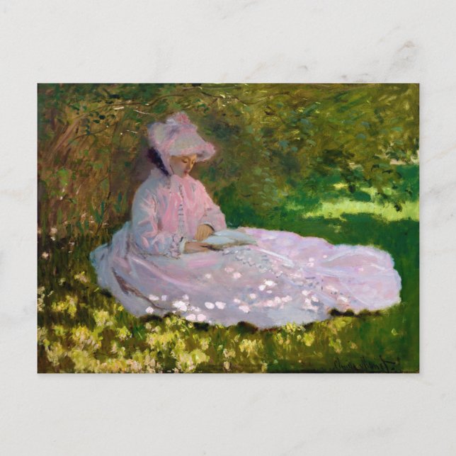 Springtime by Claude Monet (1872) Postcard (Front)