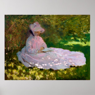 Springtime by Claude Monet (1872) Poster