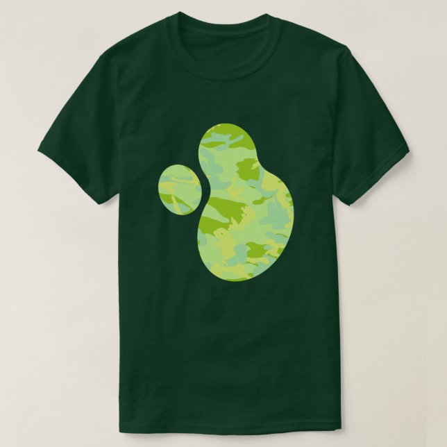 SpringTime Camo Pattern Paint Splat v2 T-Shirt (Design Front)