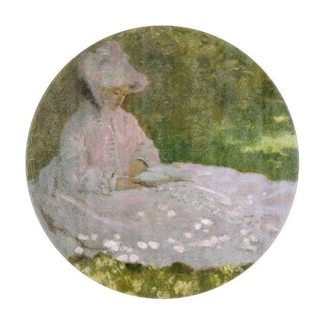 Springtime - Claude Monet Cutting Board (Front)