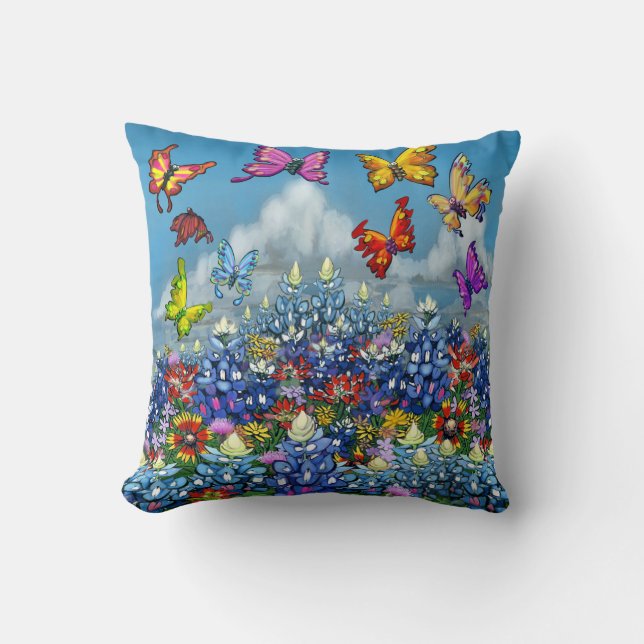 Springtime Colours Cushion (Front)