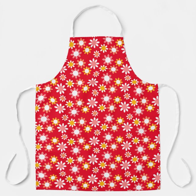 Springtime Daisies Apron (Front)