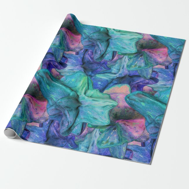 springtime dream : wrapping paper (Unrolled)