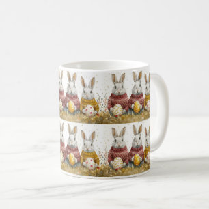 Springtime Egg Bouquet: Colorful Celebration Coffee Mug