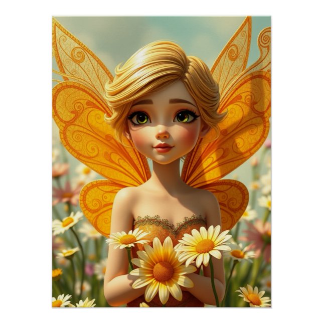 Springtime Fairy Art  Poster (Front)