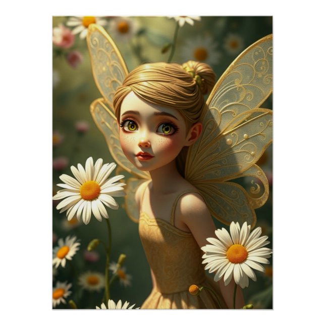 Springtime Fairy Art  Poster (Front)