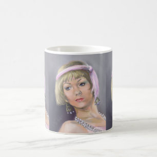 Springtime Flapper Portrait Mug