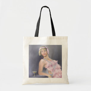 Springtime Flapper Tote Bag