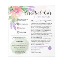 Springtime Floral Essential Oils Start Guide