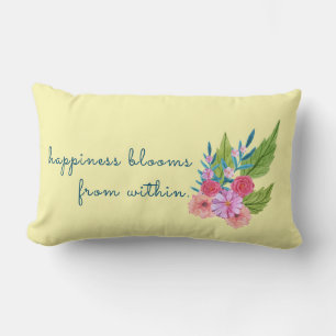 Springtime Floral Lumbar Cushion