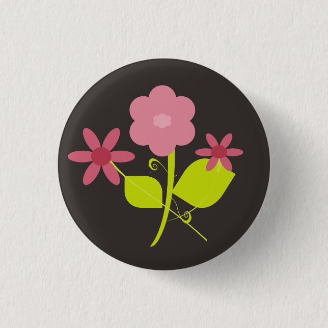 Springtime Flowers 3 Cm Round Badge (Front)