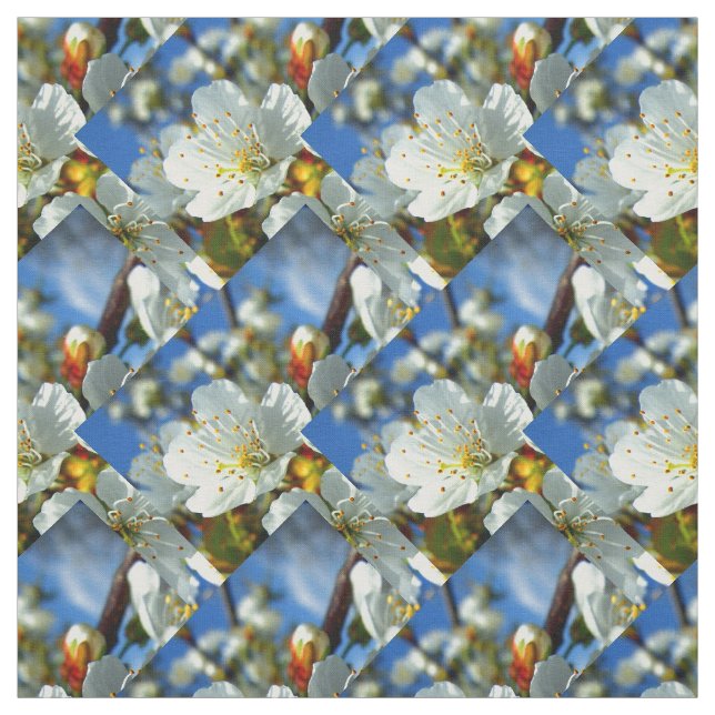 Springtime flowers fabric (Swatch)
