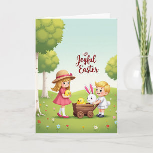 Springtime Friends Easter Card