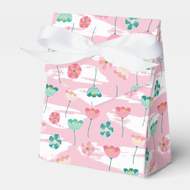 Springtime Garden Favour Box (Front Side)