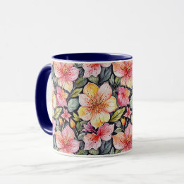 Springtime garden - Foral pattern 1 - Coffee Mug