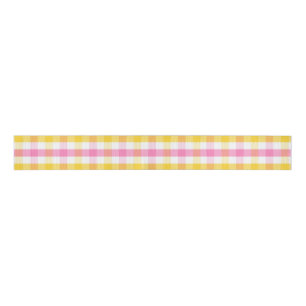 Springtime Gingham  Grosgrain Ribbon