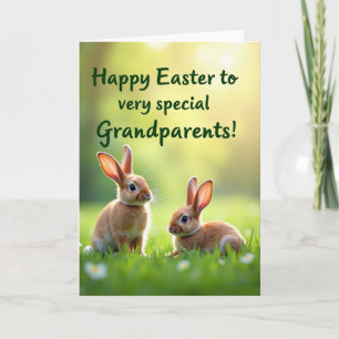 Springtime Hares Cute Season Card