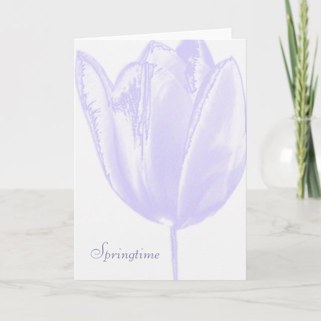 Springtime Holiday Card (Front)