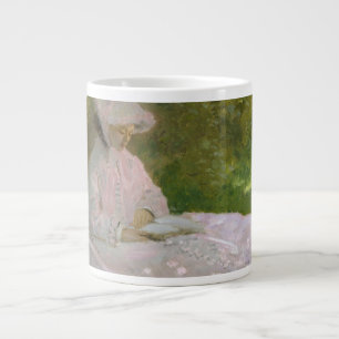 Springtime, Impressionist Portrait, Claude Monet Large Coffee Mug