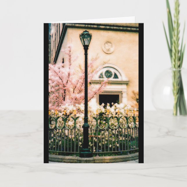 Springtime in Central Park Card (Front)
